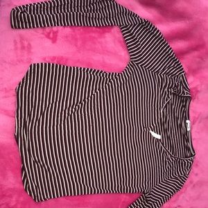 striped long sleeve tee